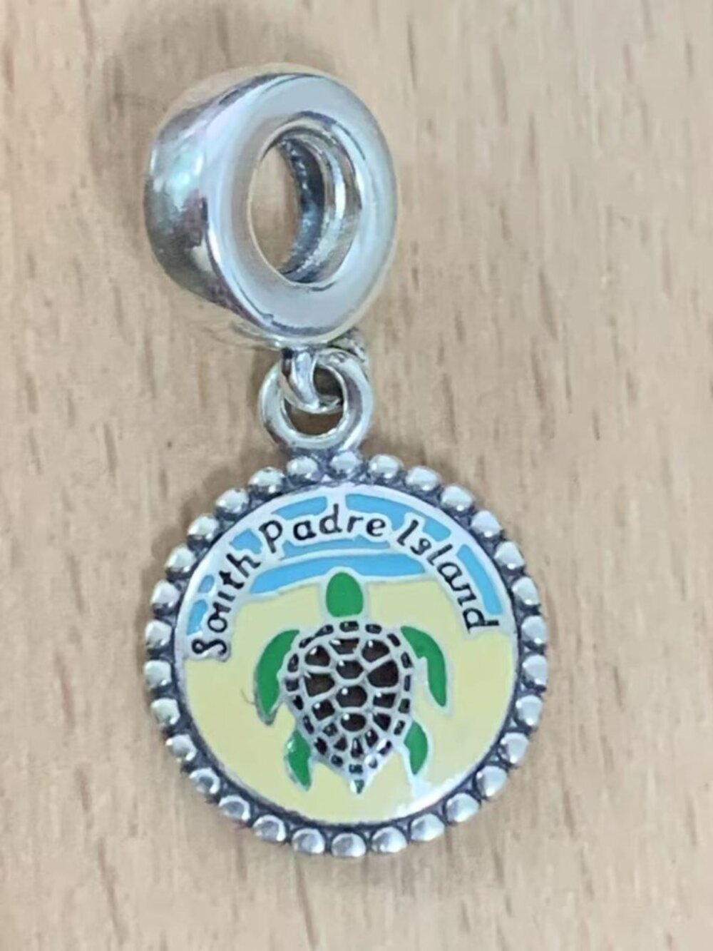 Pandora South Padre Island Charm Pendant, S925 Silver Jewelry Bracelets